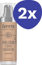 Lavera Hyaluron Liquid Foundation Warm Nude (2x 30ml)
