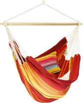 High-quality Hanging Chair in Oversized Brasil Gigante Lava - Colourful Striped, 200 kg Capacity