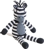 Return to Sender | Gehaakte knuffel Zebra 20 cm - kraamcadeau