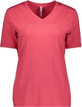 Zoso T-shirt Peggy T Shirt With Spray Print 242 0400 Pink Dames Maat - XS