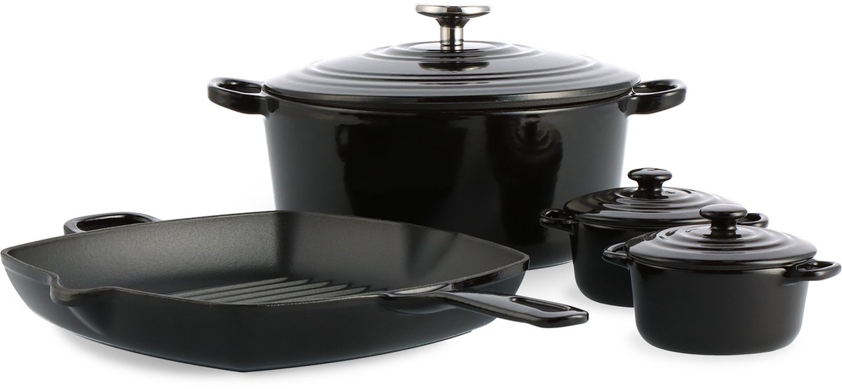 Bourgogne pannenset 4-delig