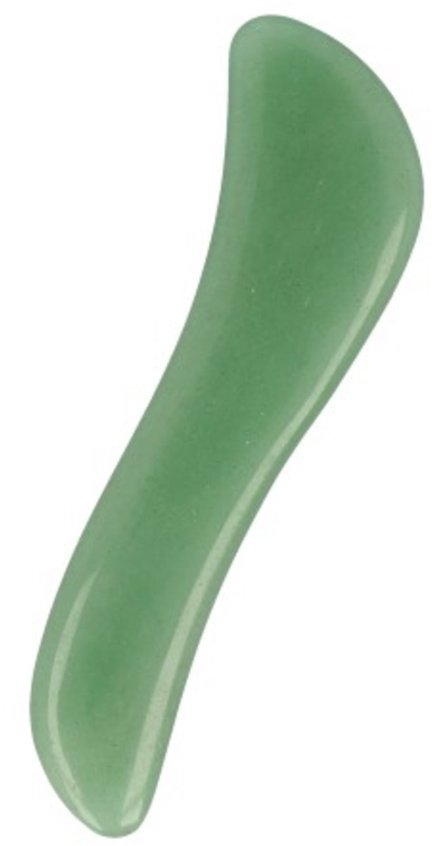 Ruben Robijn Aventurijn groen guasha massage schraper S-vorm