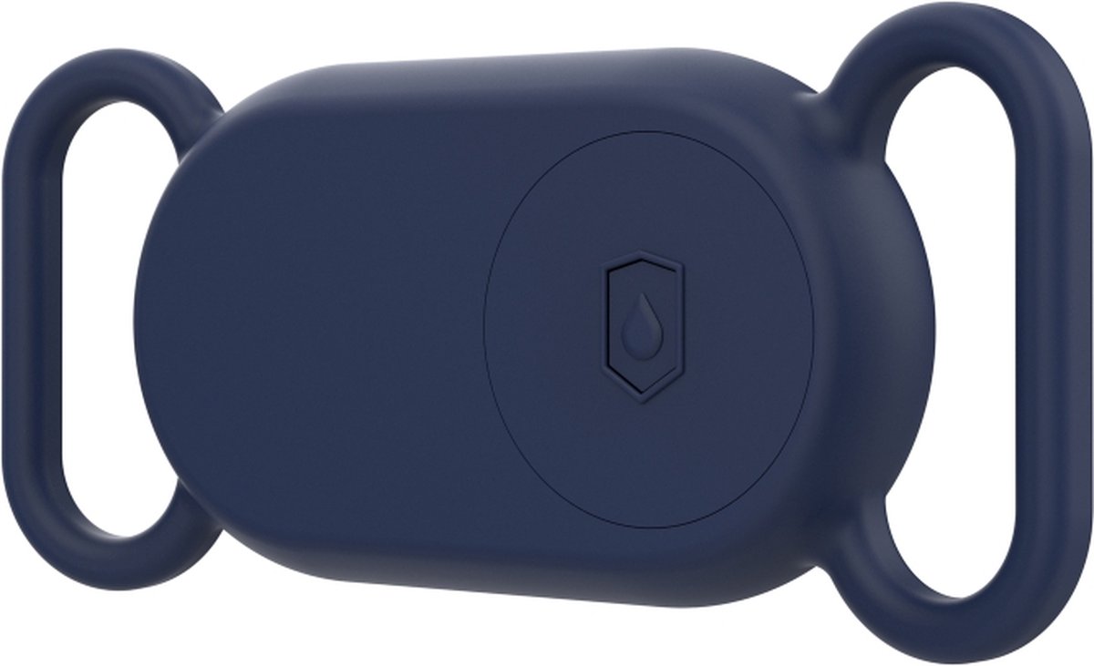 Premium sleutelhanger hoesje geschikt voor Samsung Smarttag 2 - voor hond of kat - huisdier - Samsung SmartTag2 Hoes - Case - Siliconen - Sleutelhanger - blauw