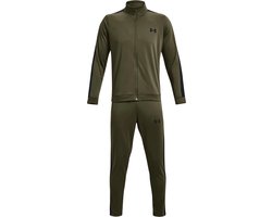 Under Armour Under Armour UA Rival Knit Track Suit-GRN Heren Trainingspak - Marine OD Groen - Zwart