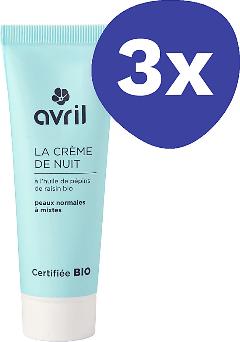 Goedkoopste Avril Nachtcreme (Normale Huid) (3x 50ml