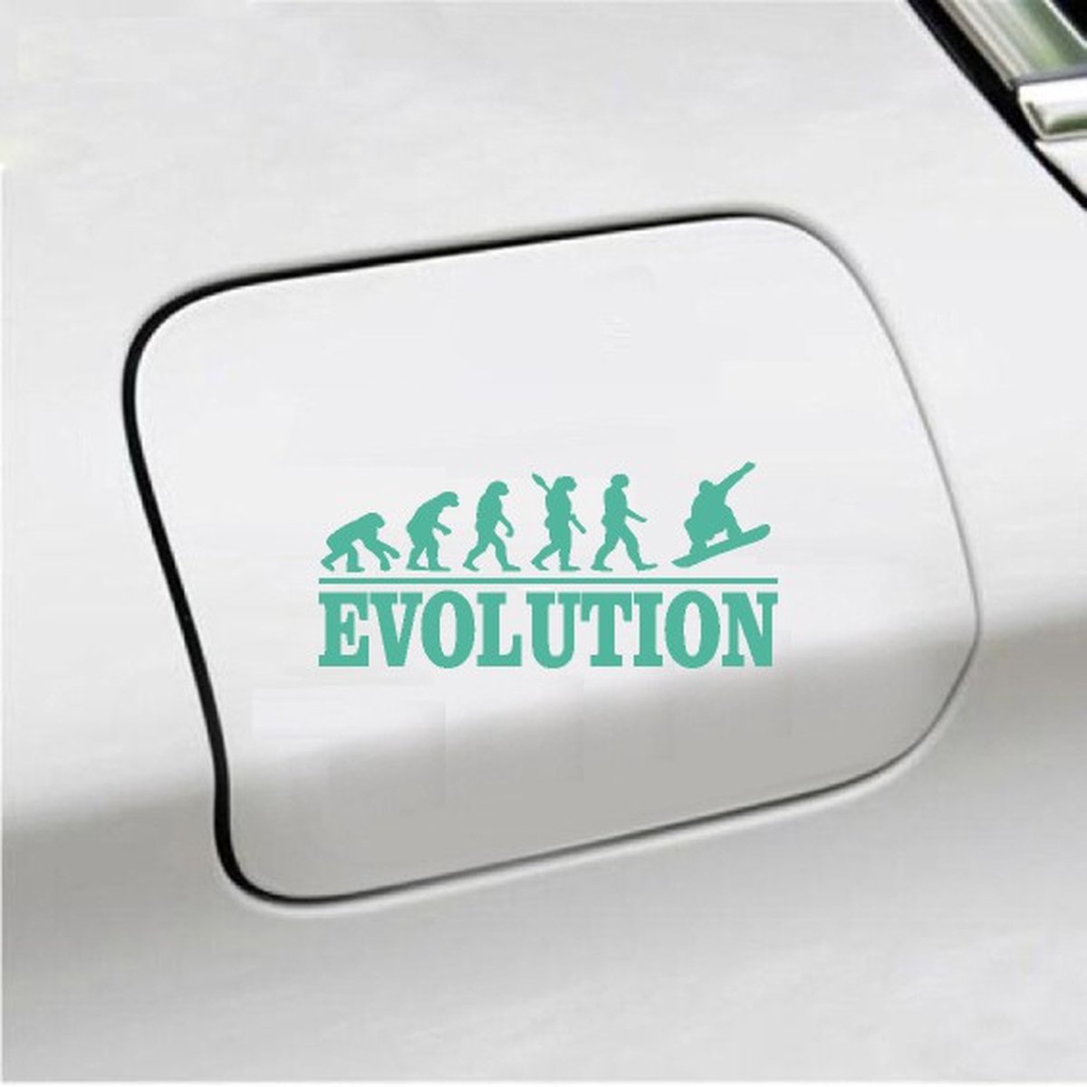 Bumpersticker - Evolution Snowboard - 20x9.3 - Mint