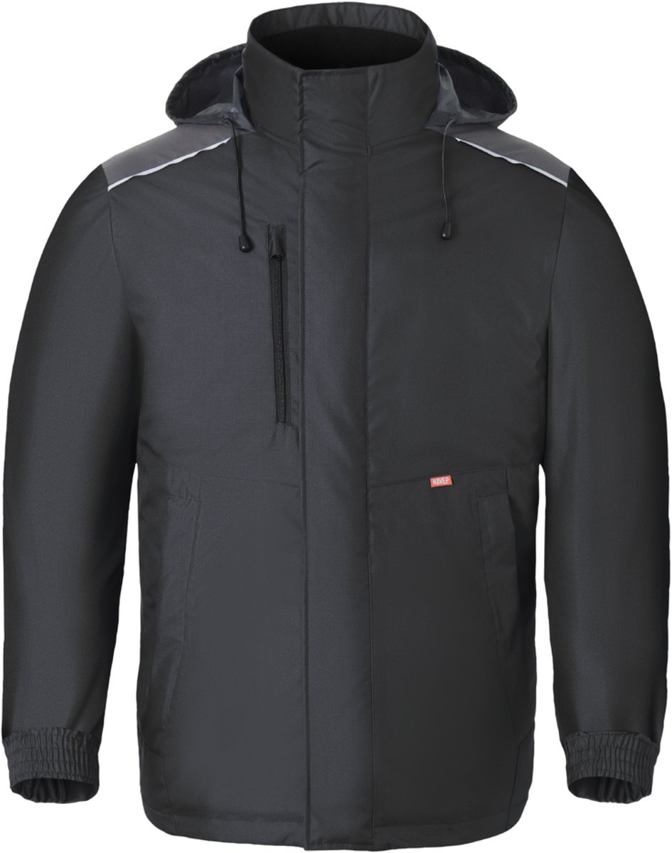 HAVEP Midi parka Shift 50371 - Zwart/Charcoal - 2XL