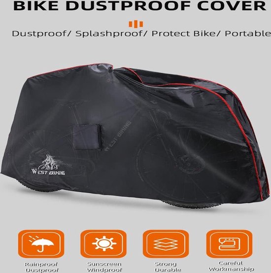 Housses De Roues WEST BIKING – Protection Anti-poussière – Sac De Rangement Vélo