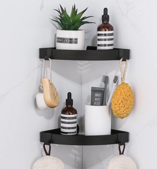 Zelfklevende Douche Caddy Geen Boren Douche Caddy Badkamer Plank Sus304