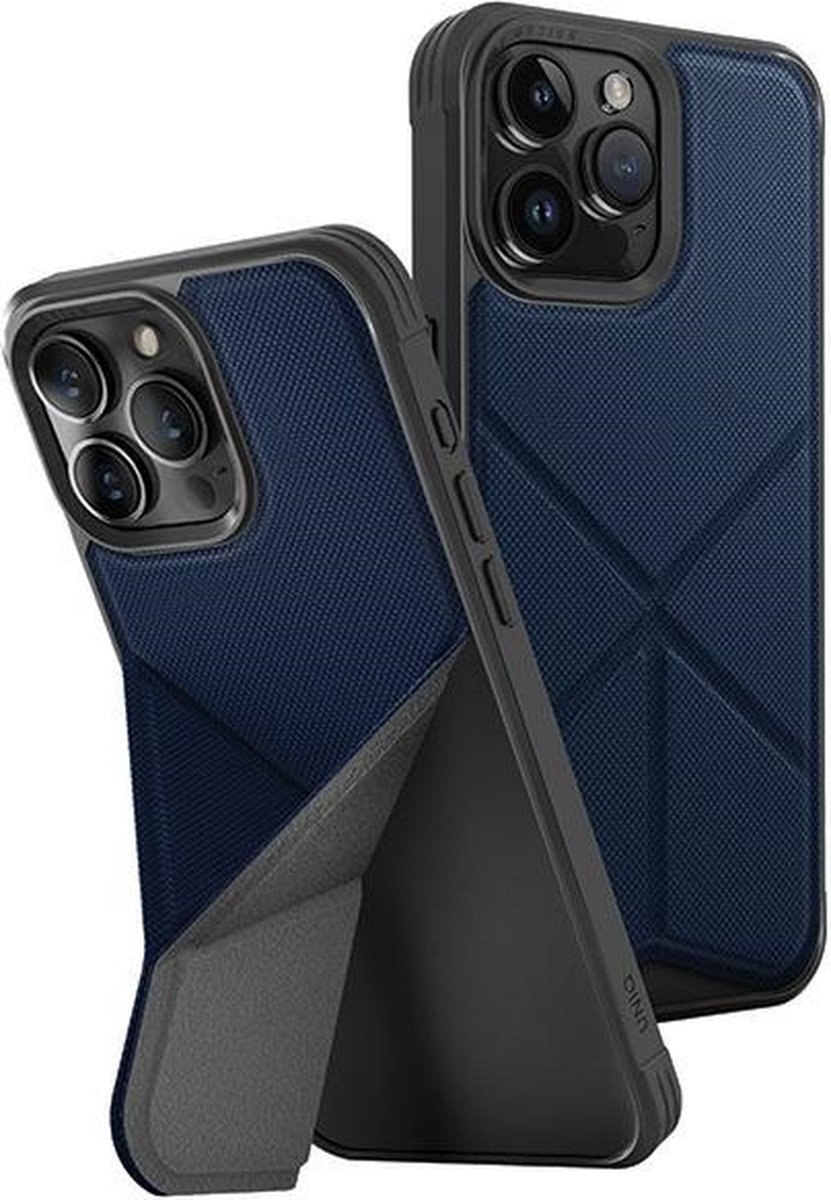 UNIQ Transforma Back Cover hoesje met MagSafe voor Apple iPhone 15 Pro Max - Blauw