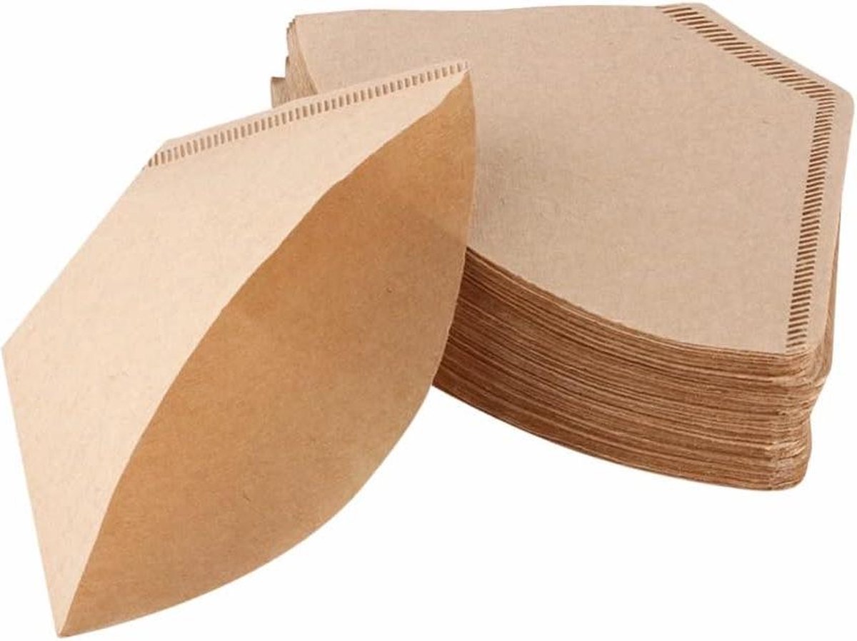 200Pcs V60 Coffee Filter Paper 102 Cone Filters Pour Over Coffee Makers Coffee Drip Cones (2-4 Cups) coffee filter paper
