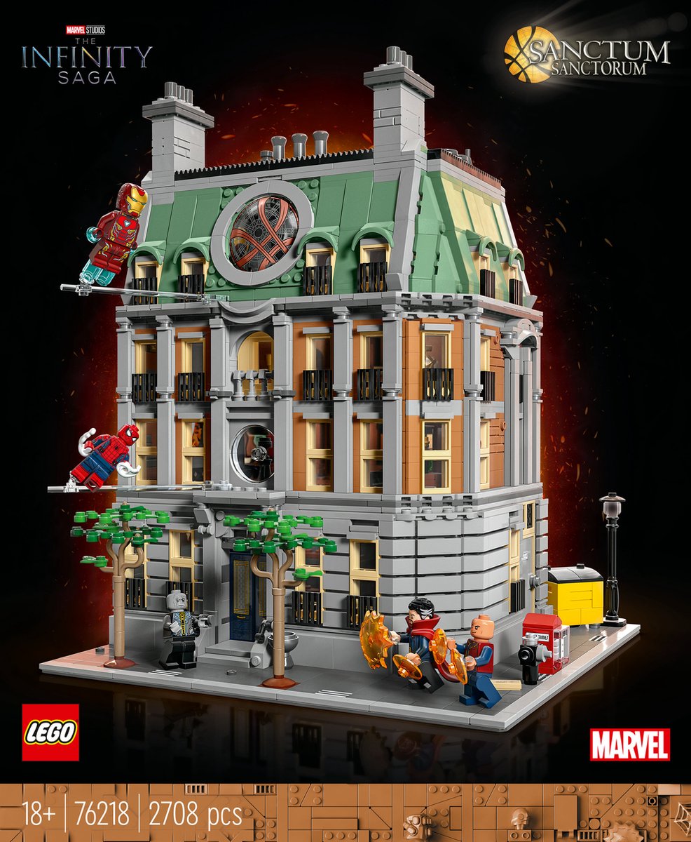LEGO Marvel Sanctum Sanctorum Collectible met Iron Man en Doctor Strange Minifiguren - 76218 — afbeelding 18