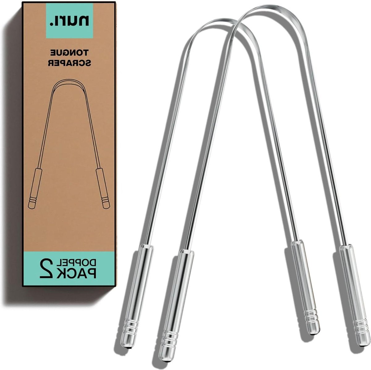 Goedkoopste Tongschraper Nuri Tongreiniger - Verbeter mondhygiëne met deze handige tool Tongschraper
