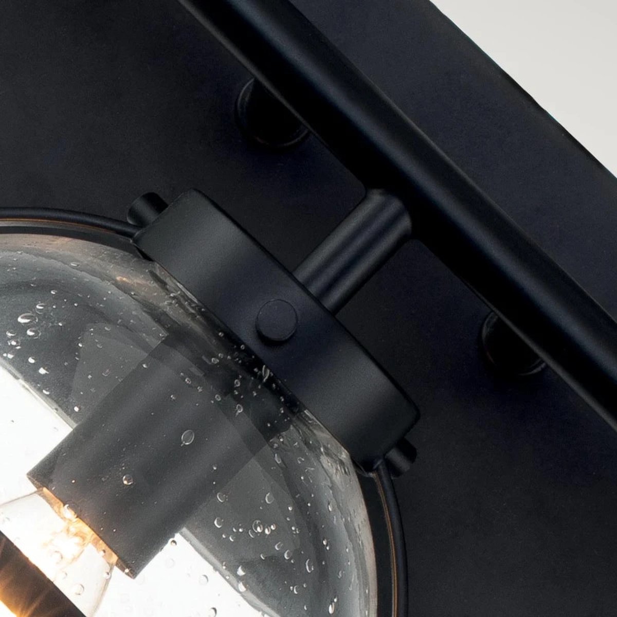 Hinkley LED Badkamerarmatuur Hollis | 3X E14 Max 40W | IP44 | Black