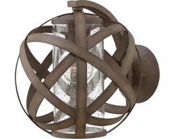 Hinkley LED Wand Buitenlamp Carson | 1X E27 Max 60W | IP44 | Dimbaar | Vintage Iron