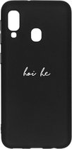 Design Backcover Color Samsung Galaxy A20e hoesje - Hoi he