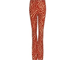 Foto: Lofty manner broek trouser marilyn pg32 784 logo zebra print dames maat l