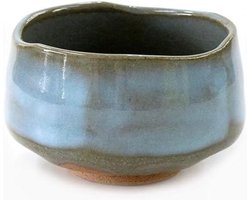 Matcha Bowl 512 inch diameter Japanse theekop voor theeceremonie - authentiek Mino Ware aardewerk Mashikofu Chawan M58826 - gemaakt in Japan