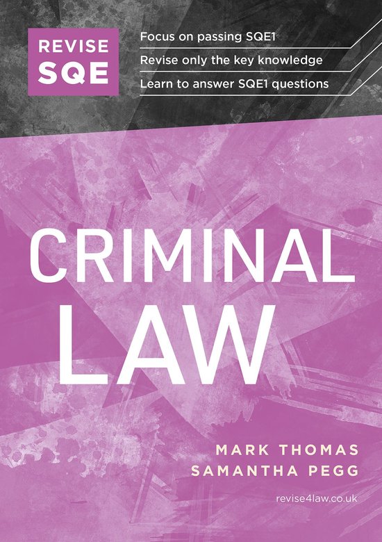 Revise SQE Criminal Law - cover