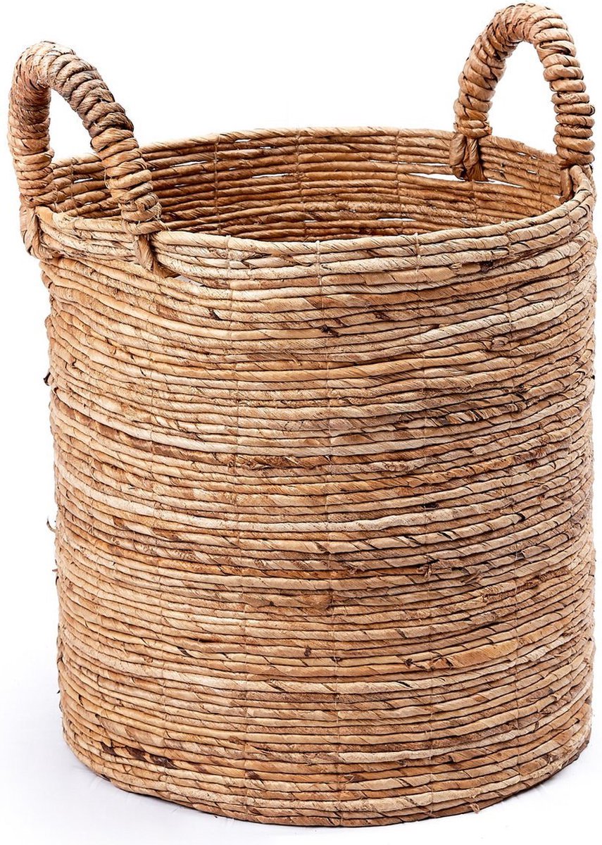 Wasmand SYAILENDRA | Plantenmand | Opbergmand van bananenvezels (S)