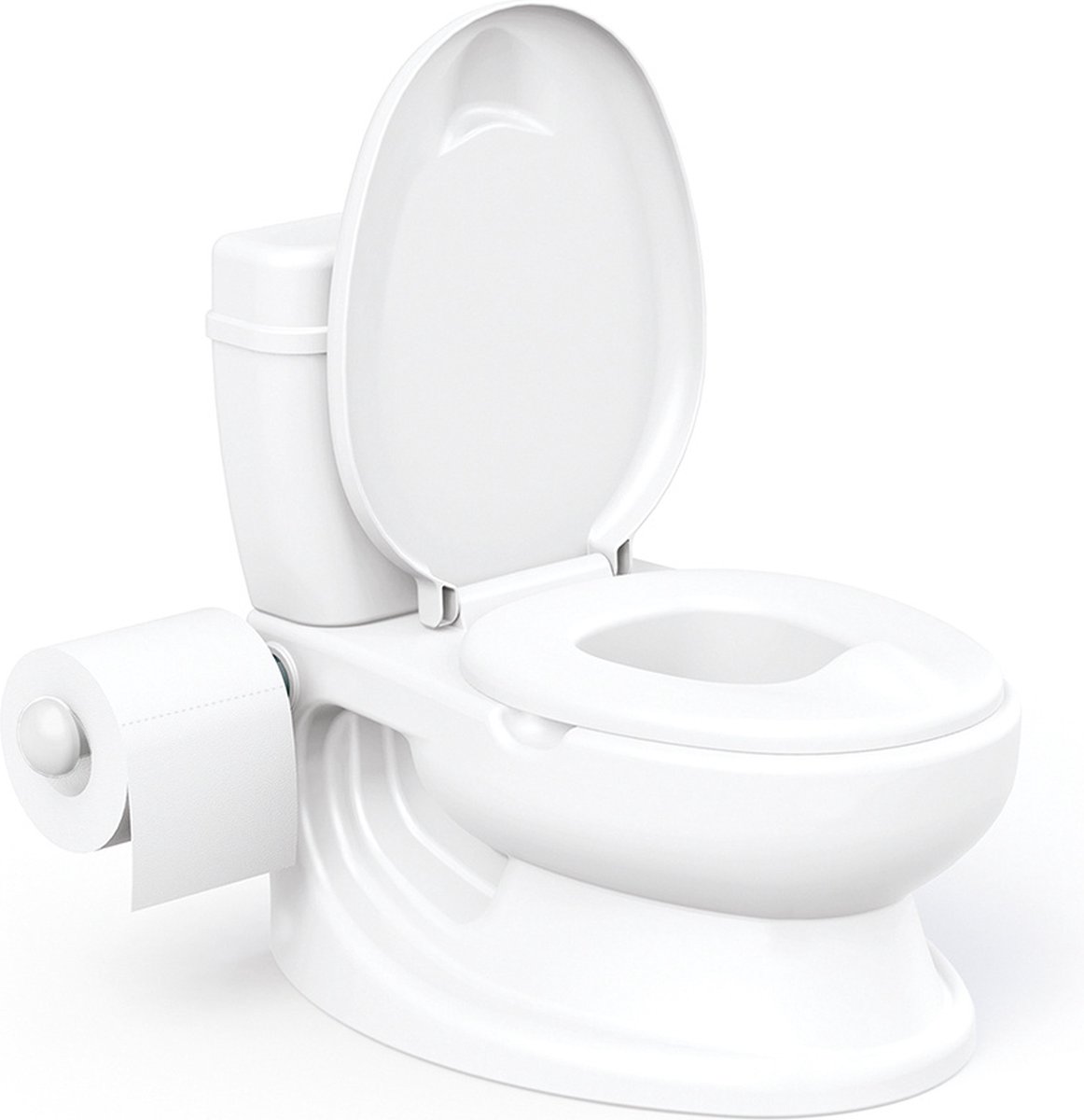 Goedkoopste Dolu Educatief Kinder Toilet met Geluid - Wit