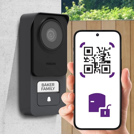 Philips WelcomeEye Connect 3 WiFi deurbel met camera - 3K beeld van Philips — afbeelding 5