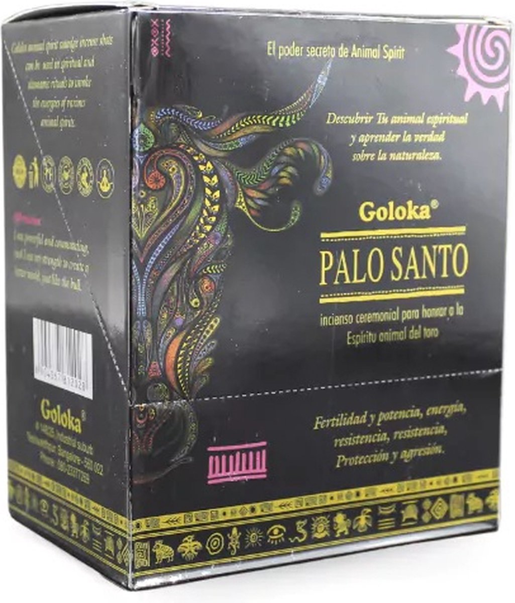 Goloka - Palo Santo - Wierook - Heilig hout - Harswierookstokjes - 12 doosjes