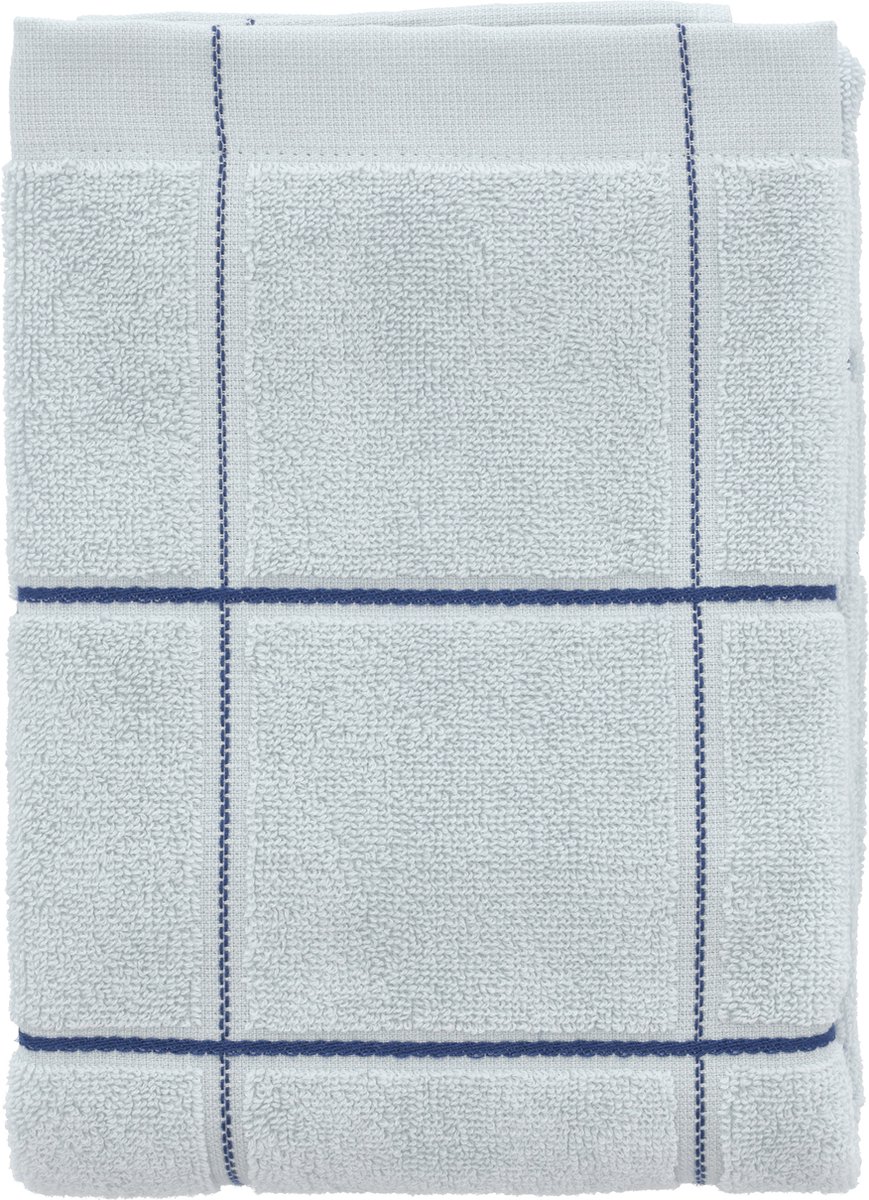 Södahl organic Vista Handdoek 50 x 100 cm Linen blue
