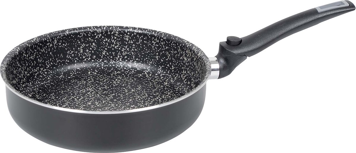Bo-Camp Hapjespan Turn - Campingpan - Wegklapbare Pannengreep - Ø 24 Cm