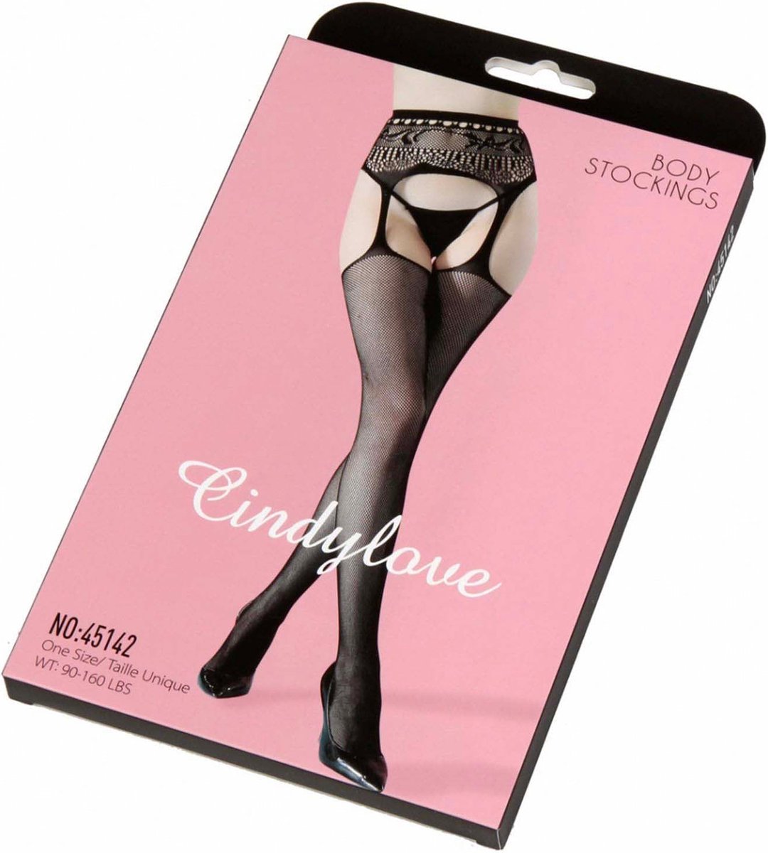 Goedkoopste Cindylove - Jarretelkousen - No. 45142 - One Size - Zwart