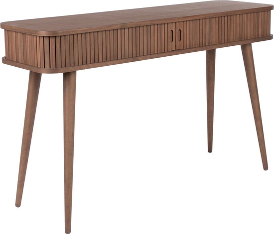 Zuiver Barbier Consoletafel/ Wandtafel Hout Walnoot - Bruin
