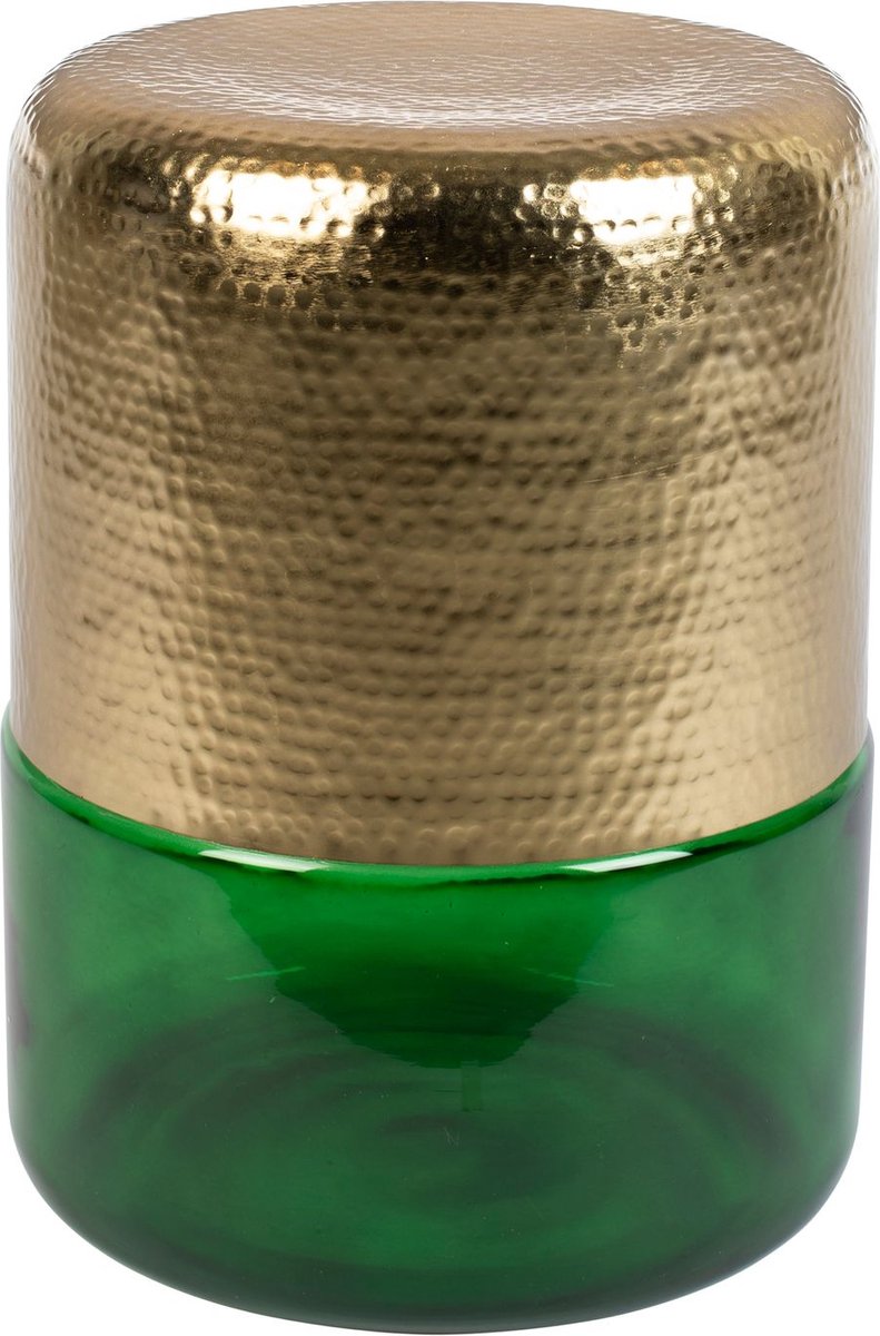 Dutchbone Cave Bijzettafel Groen/ Goud