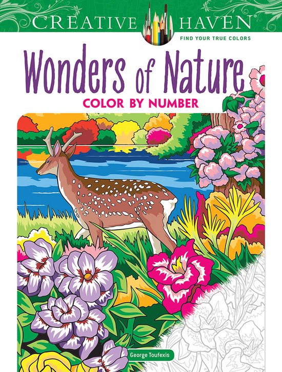 Foto: Creative haven creative haven wonders of nature color by number