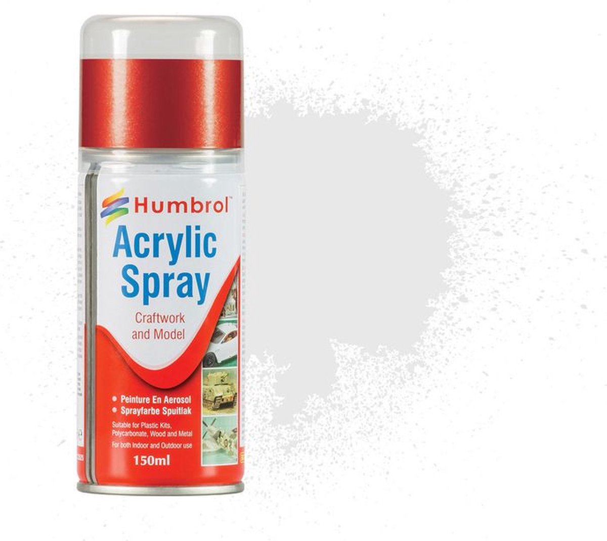 Humbrol Hobbyverf Acrylverf - #11 Silver - Metallic - Acryl spray Verf spuitbus - 150 ml