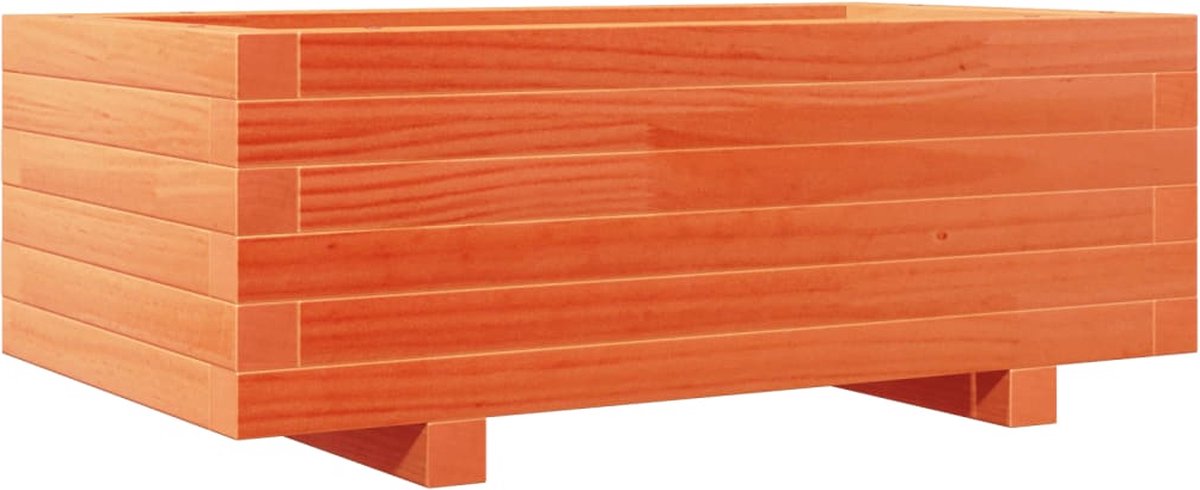 VidaXL Plantenbak 70x40x26 5 cm massief grenenhout wasbruin