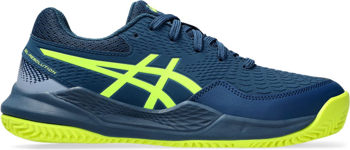 Asics Gel Resolution 9 Gs Clay 1044a068 Junior Blauw