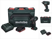 Metabo SSW 18 LTX 300 BL accuslagmoersleutel 18 V 300 Nm 1/2" borstelloos + 1x oplaadbare accu 4.0 Ah + lader + metaBOX