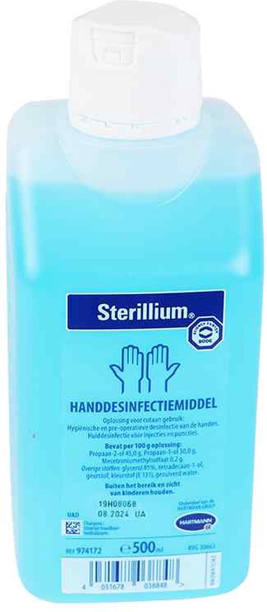 Voordeelverpakking van 2 x Sterillium handdesinfectant 500ml