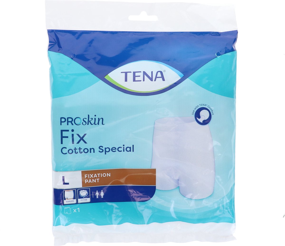 Goedkoopste Voordeelverpakking van 3 x TENA FIX COTTON SPECIAL L, 1 st. (756606