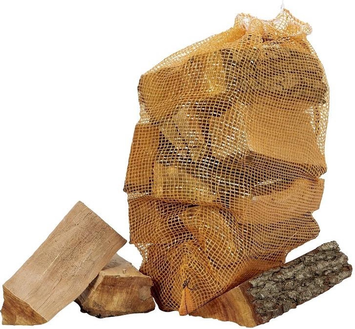 100x | Netzak met koord 45x60cm | 30L | Zonder brandhout