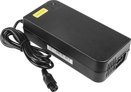 Green Cell Oplader voeding 42 V 4 A 168 W voor Haibike KTM Kalkhoff Flyer Cube Focus Giant Bergamont Ghost Trek Gazelle Winora Specialized 36 V e-bike accu accu 3-pin 3 Prong inline stekker - Snelle lader van Green Cell — afbeelding 5