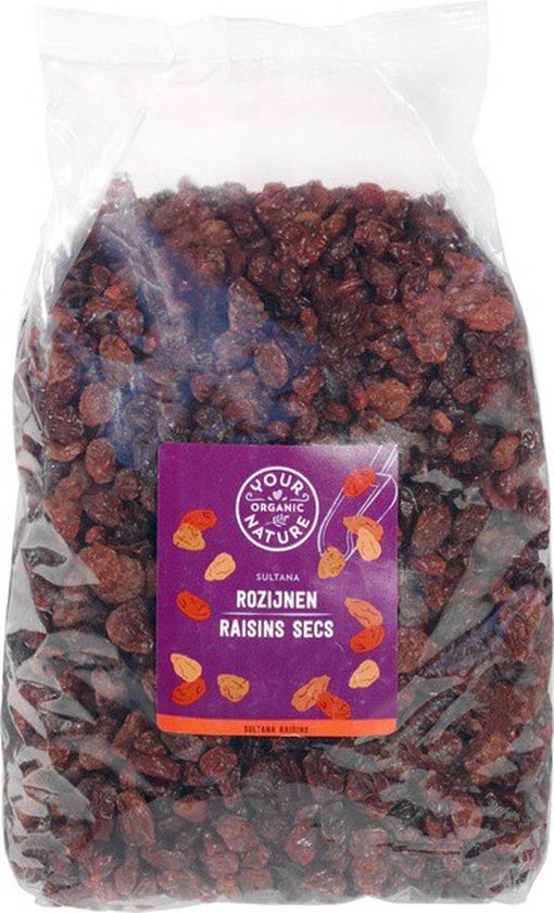 Your Organic Nature Rozijnen Sultana Bio 1 kg — afbeelding 3