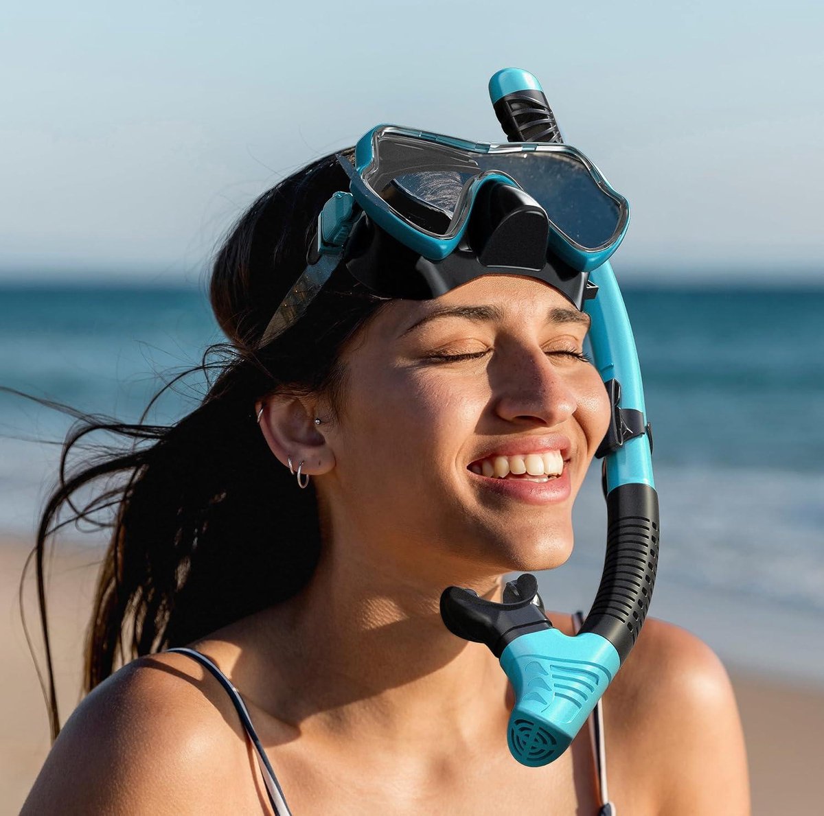 G2RISE SN02 Snorkelset voor volwassenen, duikbril, droge