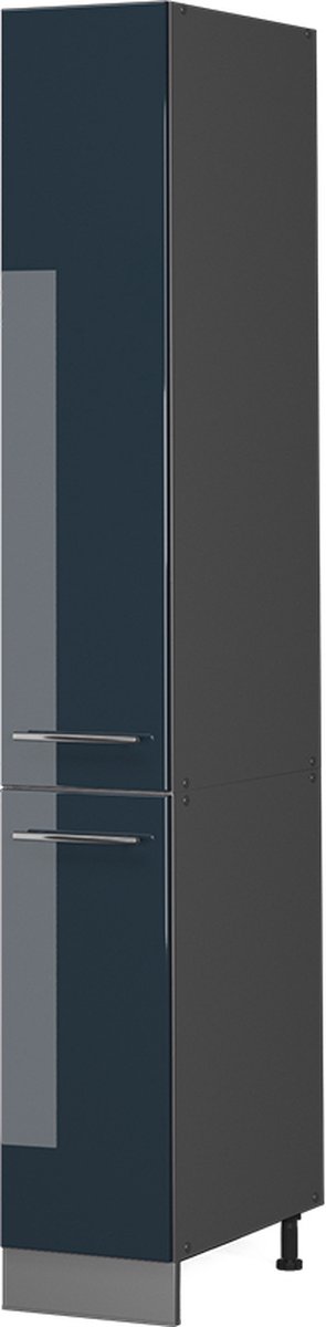 Vicco Fame-Line Keukenonderkast – 30 cm Donkerblauw hoogglans donkerblauw hoogglans/antraciet