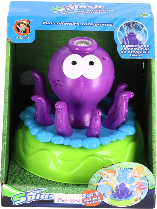 Overige Merken Watersproeier Octopus Met Bellenblaas