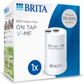 BRITA ON TAP Pro V-MF Waterfiltersysteem Inclusief 1 V-filter (600L) - Puur drinkwater, vermindert bacteriën, chloor & lood