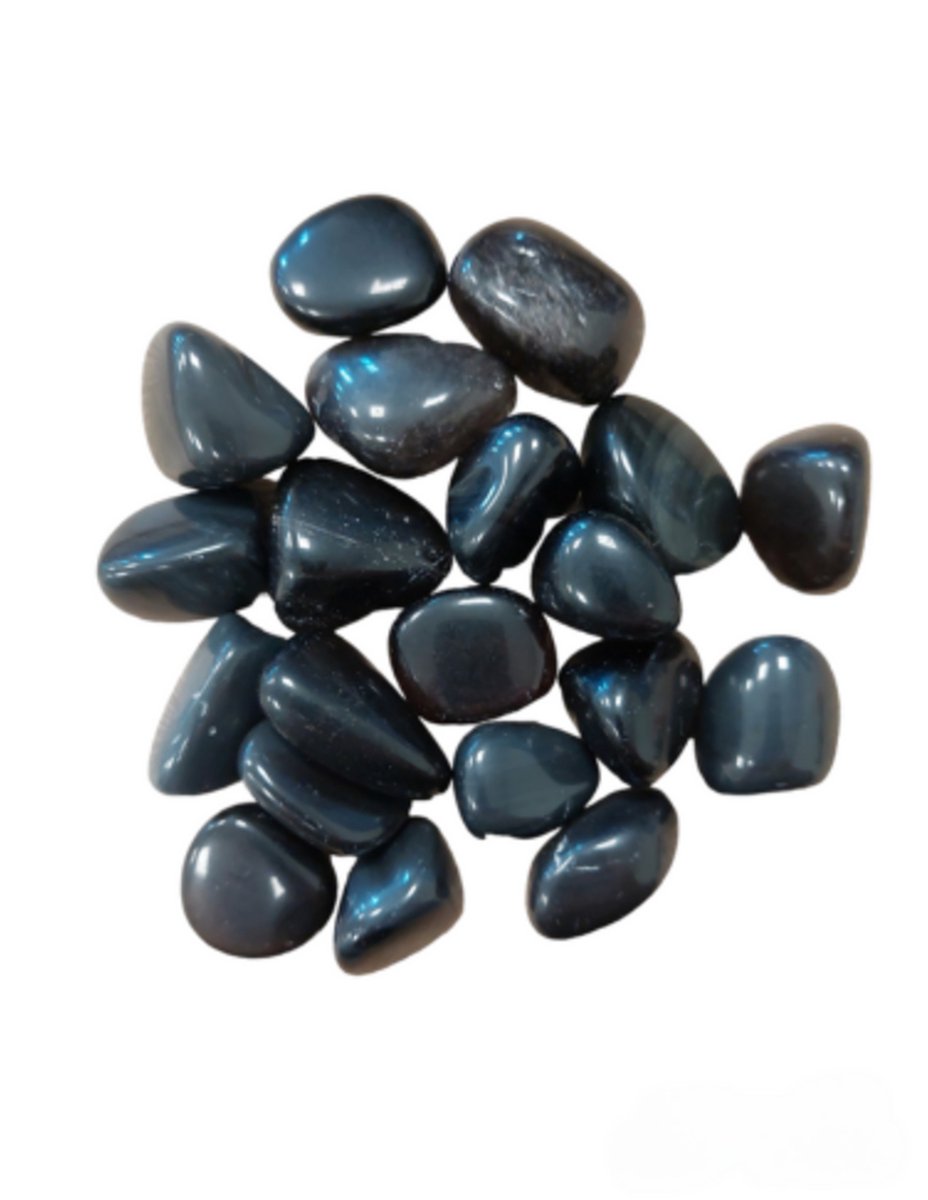Ruben Robijn Obsidiaan zwart 250 gr. trommelstenen (mt3)