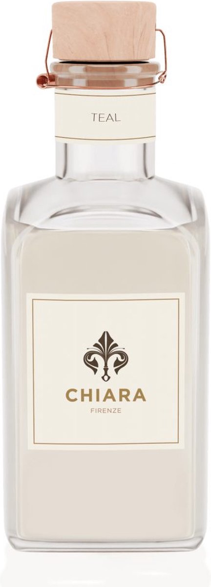 Geurstokjes Teal 500ml - Chiara Firenze Italia