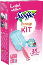 Swiffer Duster - Kit de démarrage + 3 recharges - Edition Limited - Rose - Chiffons anti-poussière