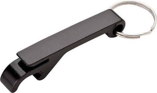 Ulanax® | Bier Sleutelhanger - Flesopener - Bieropener - Zwart |